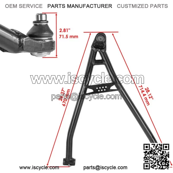 Can-Am Maverick X3 Max RR 4x4 2020-2023 Lower Right Front A-Arm (64") - Image 2