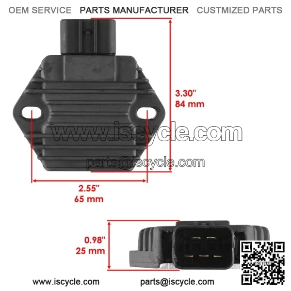 Regulator Rectifier for Honda TRX450ES TRX450S  4X4 1998 1999 2000 2001 - Image 2