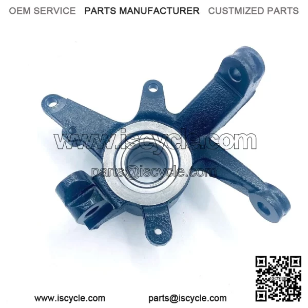 Steering Knuckle Front Left For Hisun 700cc 500c SUPERMACH MENARDS QLINK MASSIMO Electrophoretic black paint