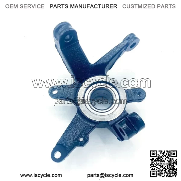 Steering Knuckle Front Left For Hisun 700cc 500c SUPERMACH MENARDS QLINK MASSIMO Electrophoretic black paint - Image 3