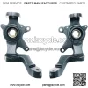 Front Right/Left Steering Knuckle Assy70MM Hisun Massimo 700 UTV Quad GO Kart HS Code 52710-115N00-0000/52720-115N00-0000 (Color : Left and Right) Electrophoretic black paint