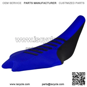 2009 - 2020 Yamaha YFZ 450R Seat Cover BLACK / BLUE / BLACK RIBBED QUAD #201