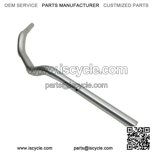 BENELLI TNT ALUMINIUM HANDLEBAR DM 22 28 MM OVERSIZE SILVER CD 03022560000W2 NEW - Image 2