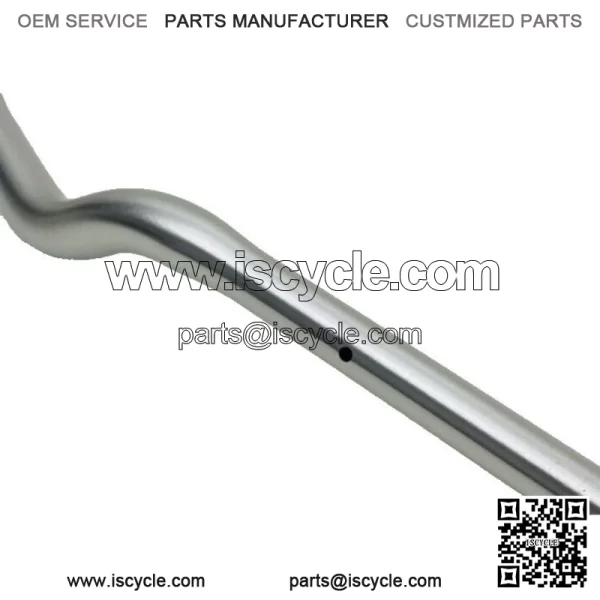 BENELLI TNT ALUMINIUM HANDLEBAR DM 22 28 MM OVERSIZE SILVER CD 03022560000W2 NEW - Image 5