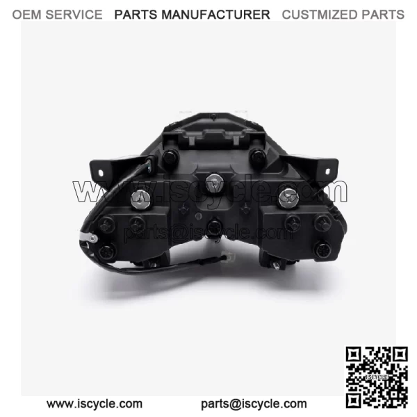LED Headlight Assembly for Loncin LX650-2C,Voge 650DSX Euro 5 LX650-2C-E5 Black - Image 3
