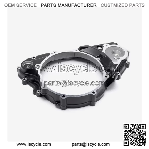 Left Engine Casing for Loncin LX650-2C,Voge 650DSX Euro 5 LX650-2C-E5 CMPO Black - Image 2