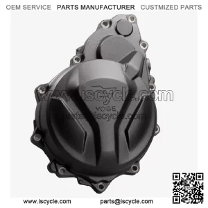 Left Engine Casing for Loncin LX500-K,Voge 500DSX Euro 5 LX500-K-E5 CMPO Black