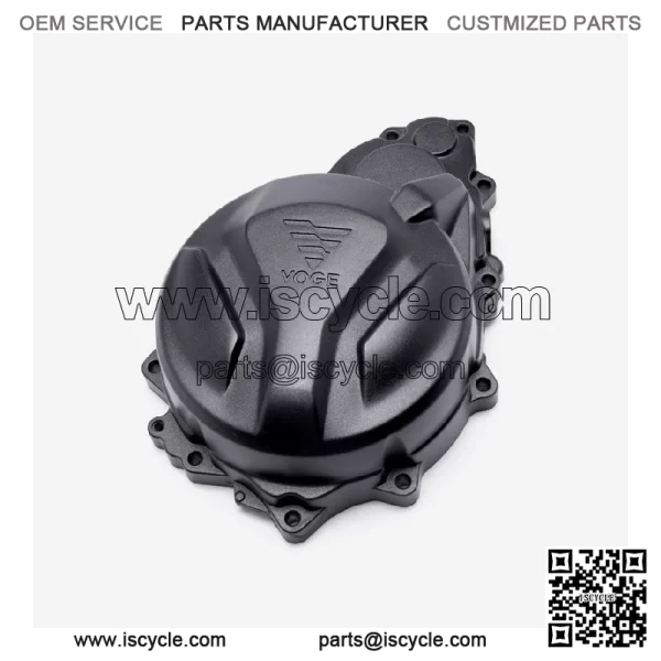 Left Engine Casing for Loncin LX500-N,Voge 500AC Euro 5 LX500-N-E5 CMPO Black