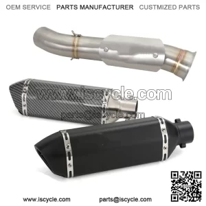 For CF-Moto Ibex 800 T/S 2022-2024 Slip on System Exhaust Mid Tail Pipe Muffler