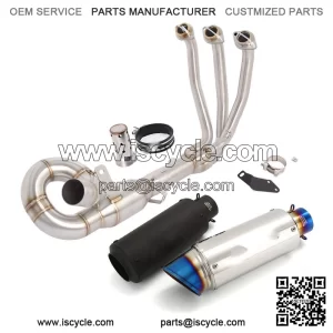 Slip On For CFMOTO 675SR 2024 2025 Front Exhaust Link Pipe 51mm Muffler Silencer