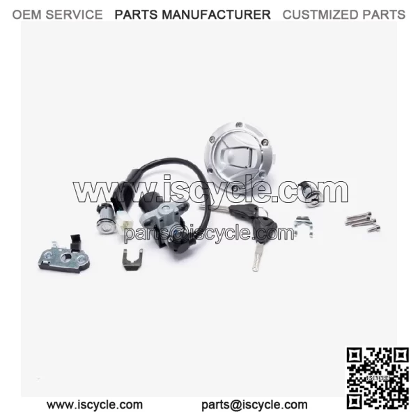 Seat lock, Ignition Lock and Fuel Tank Lock Set for Loncin, Voge CMPO Clip Clip