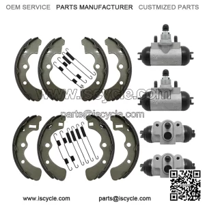 Wheel Cylinder Brake Shoe Front Rear All for Kawasaki Mule 2520 2510 2500 2030 2020 2010 1000 Diesel KAF450 KAF540 KAF620 KAF950 1988-2000 43092-1053 43092-1054 41048-1078 41048-1079