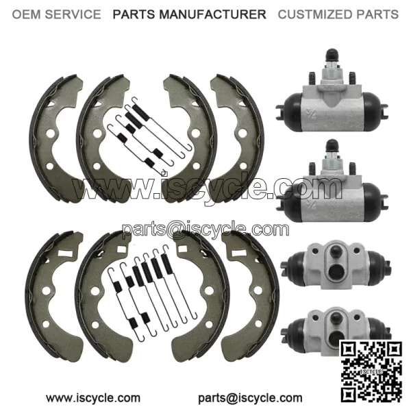 Wheel Cylinder Brake Shoe Front Rear All for Kawasaki Mule 2520 2510 2500 2030 2020 2010 1000 Diesel KAF450 KAF540 KAF620 KAF950 1988-2000 43092-1053 43092-1054 41048-1078 41048-1079