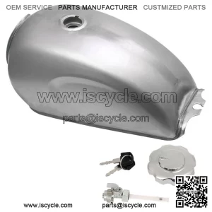 Motorcycle Fuel Gas Tank for CFMOTO Mandrill Cafe Racer Scrambler 2.4 Gallon 9L
