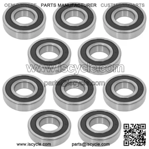 6308-2RS 6308 2RS C3 Deep Groove Rubber Sealed Ball Bearings 40x90x23