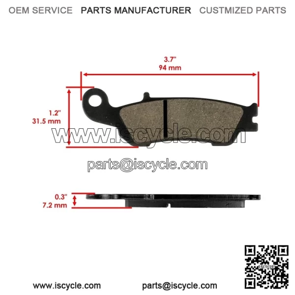 Yamaha WR250F 2022-2025/WR450F 2021-2025 Front Brake Disc & Pads Set - Image 3