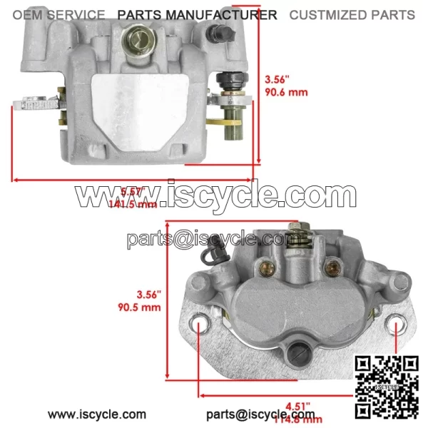 Yamaha YXM70 Viking EPS 2018-25/Viking FI 4x4 2014-17 Front Brake Caliper - Image 3