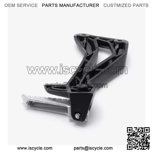 Left Pillion Footpeg with Bracket for Loncin , Voge 500DS Euro 5 CMPO Foot Peg - Image 2