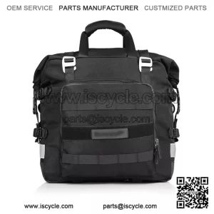 Motorcycle Side Pannier Bag Waterproof Quick Release Saddle Bag Black