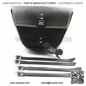 Universal Motorcycle Saddlebags Tool Luggage Storage Bag Scooter Old School ATV
