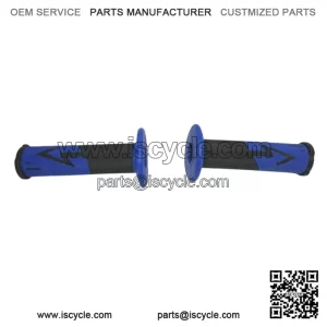 Handle grip ATV black blue
