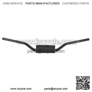 Black RC / OEM Bend Handlebar - 1-1/8" w/ Pad 604-01-BK