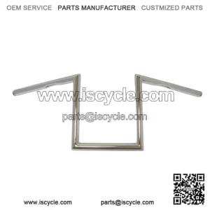 1" Traditional Z-Bar Handlebar 10" Chrome Harddrive 21-234