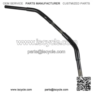 Black Classic Style 1-1/4" Handlebar - 0601-4243