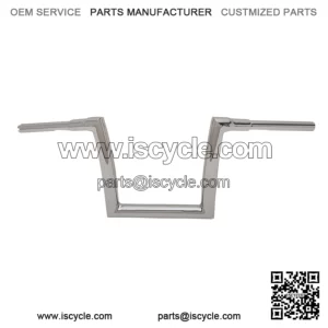 1 1/2" Strip Handlebars 10" Rise Chrome 0601-4880