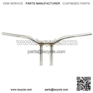 Welded Straight-Riser Handlebar 10" LA-7337-10SS