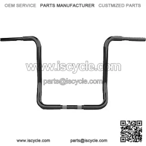 1-1/4 in. Twin Round Handlebars 1-1/4" Gloss Black LA-7325-16B