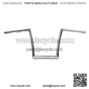 1 1/4" Strip Handlebars 12" Chrome 0601-2725