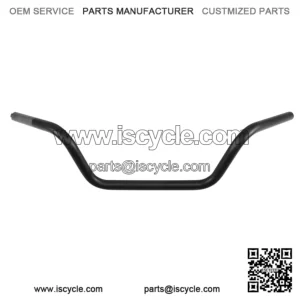1in. Handlebar Flat Black Buckhorn Low Bend