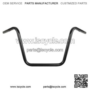 1in. Handlebar Black Buckhorn High Bend