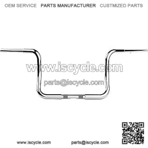 1-1/4 in. Twin Round Handlebars 1-1/4" Chrome LA-7325-10C