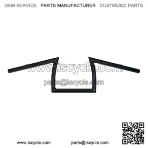 1" Handlebars slotted Black 6014-2016