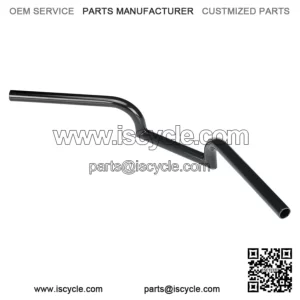 1" Handlebars slotted Black 6013-2016