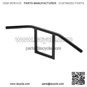 1" Handlebars slotted Black 6006-2016
