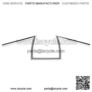 1" Handlebars Chrome HB-KXN-01-CP