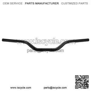 1" Handlebars slotted Black 6308-2013