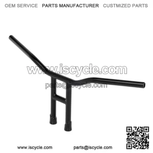 1" Handlebars slotted Black 6222-2016