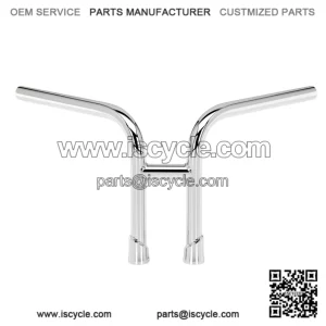 1" Handlebars Slotted Chrome 6201-1056