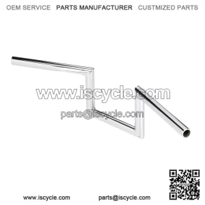 1" Handlebars Slotted Chrome 6010-1056