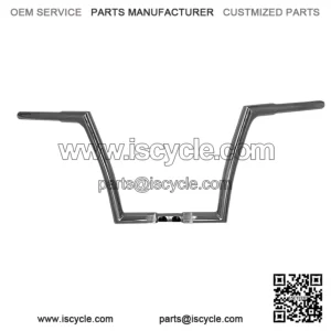 Inc. 1-1/4" EZ Install Flat Top Handlebar 12" Chrome 706012