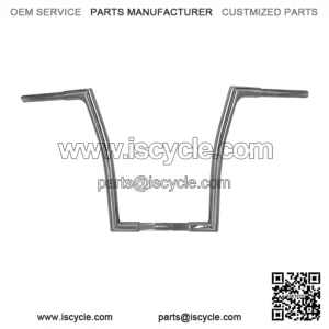 Inc. 1-1/4" EZ Install Flat Top Handlebar 16" Chrome 707016