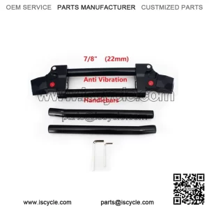 ATV 7/8" 22mm CNC Anti Vibration Handlebar for Yamaha Raptor 350 660 700 Banshee (For: Yamaha)
