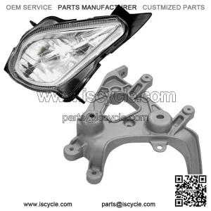 Front Fender Right Headlight & Bracket For Yamaha Raptor 700 YFM700 2006-2012