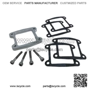 Intake Reed Manifold Spacer 3/8" with Gaskets Hardware for Yamaha YZ80 86-92