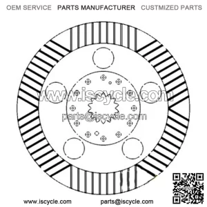 AL171954 4.9MM Brake Disc Replacement for 5310 5415 5615 5715 5093E 6110