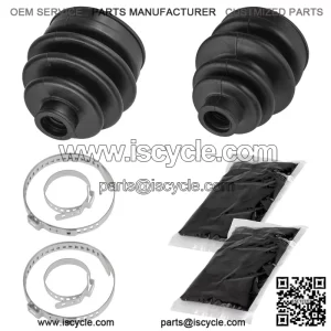 Front Axle Inner & Outer CV Boot Kit Replacement for Suzuki King Quad 300 LT-F4WDXS (1991-1995)